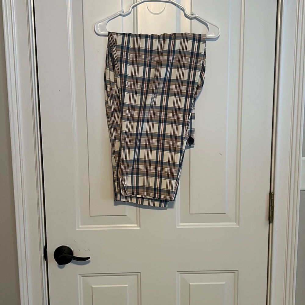Plaid trousers